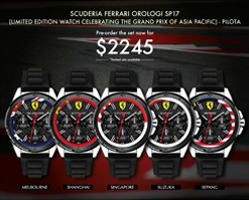 SCUDERIA FERRARI OROLOGI SP17 (Asia Race Limited Edition) - Pilota